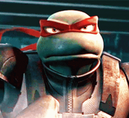 Fierce Face Nod Tmnt Raphael GIF
