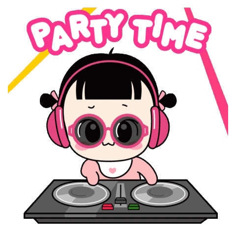 Fiesta Cute Baby Dj GIF