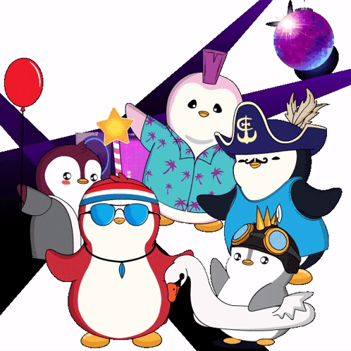 Fiesta Penguin Dance Party GIF