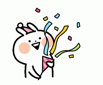 Fiesta Usagyuuun Party Popper GIF