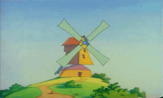 Fifth Musketeer Cartoon Windmill GIF