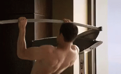 Fifty Shades Of Grey Flirting Pull-up Exercise GIF