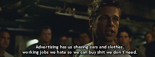 Fight Club Advertising GIF