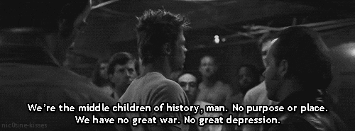 Fight Club Tyler Durden Inspirational Speech GIF