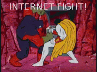 Fight Fight Fight Space Ghost Internet Fight GIF