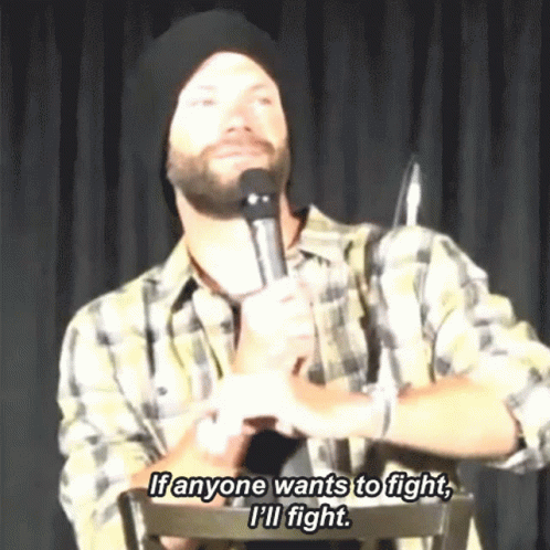 Fight Fight Fight Jared Padalecki GIF