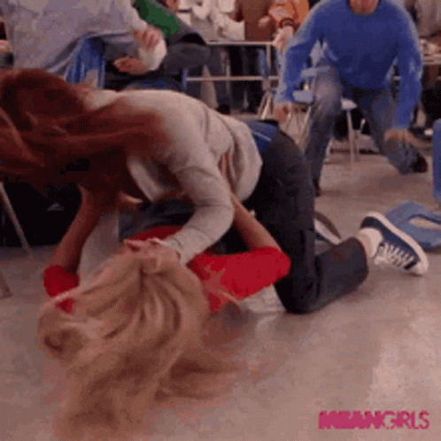 Fight Fight Fight Mean Girls Cat Fight GIF