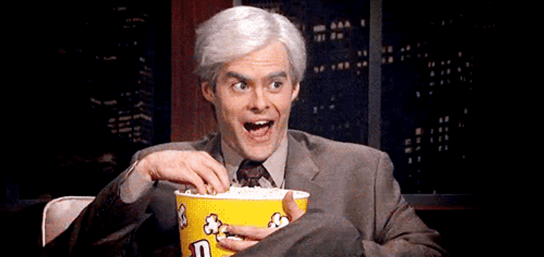 Fight Fight Fight Bill Hader SNL GIF
