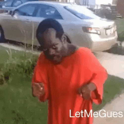Fight Fight Fight Funny Man Shadow Boxing GIF