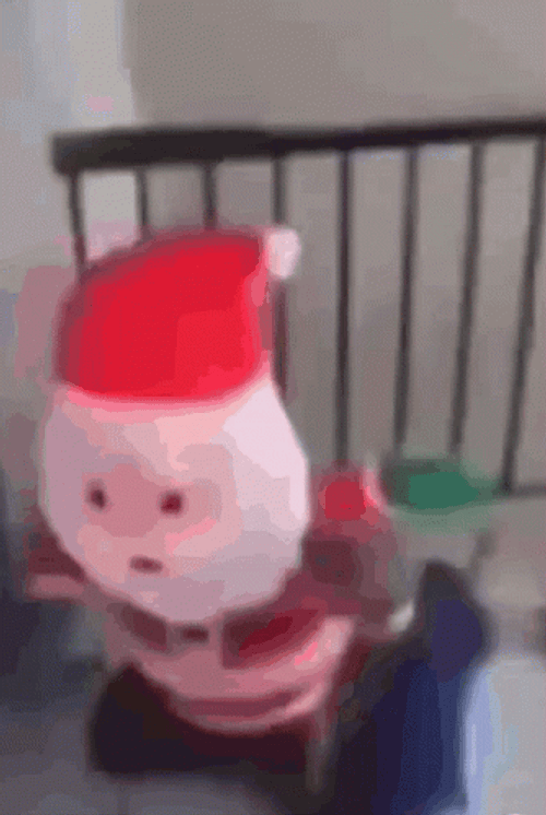 Fight Fight Fight Kid Punching Inflatable GIF