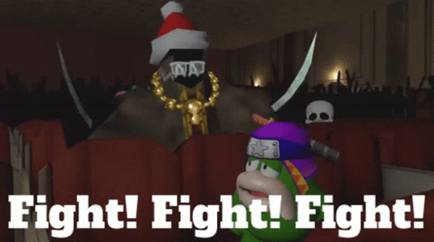Fight Fight Fight SMG4 Supermario GIF