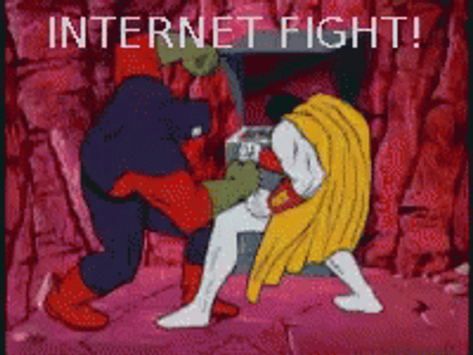 Fight Fight Fight Space Ghost Internet Fight GIF