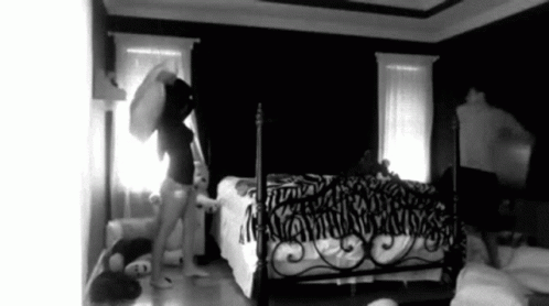 Fight On Married Couple Pillowfight GIF