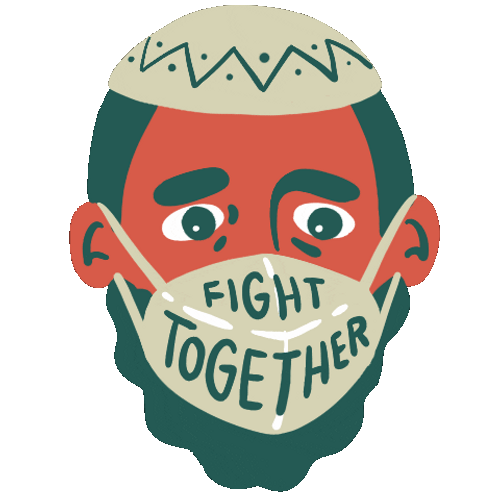 Fight Together Transparent Sticker GIF