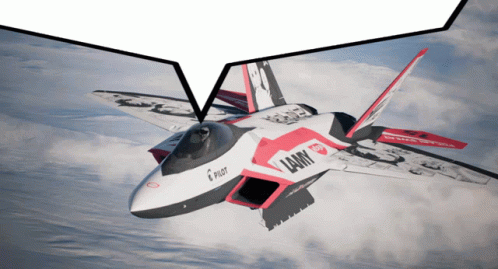 Fighter Jet Blank Bubble For Talking GIF