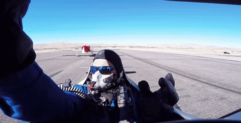 Fighter Jet Crashes Jet Man Got Hit GIF