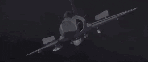 Fighter Jet Flying Crash And Explode GIF
