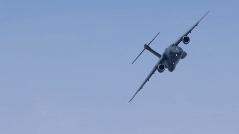 Fighter Jet Flying Upwards GIF