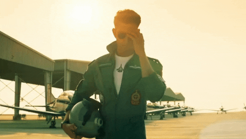 Fighter Jet Pilot Hrithik Walking GIF