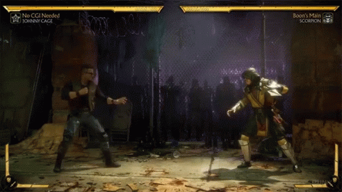 Fighting Fatality Game Attacks GIF