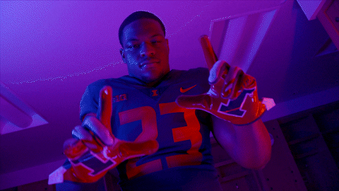 Fighting Illini Athletics Love Gesture GIF