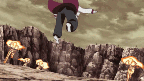 Fighting Naruto With Kage Bunshin Evasion GIF