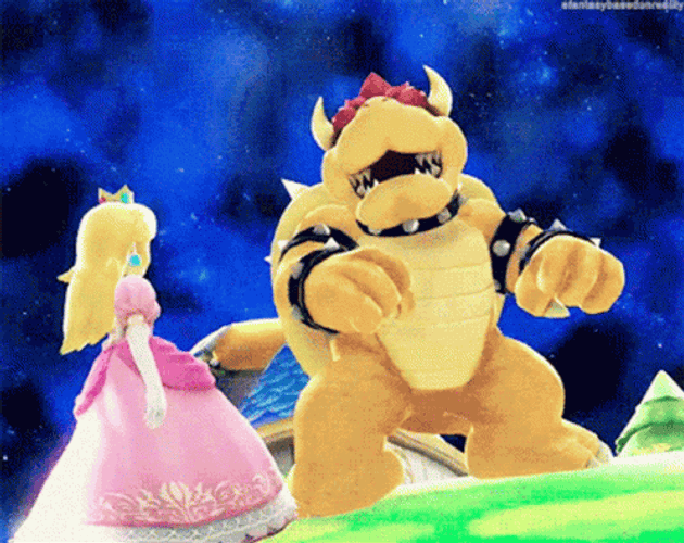 Fighting Princess Peach GIF