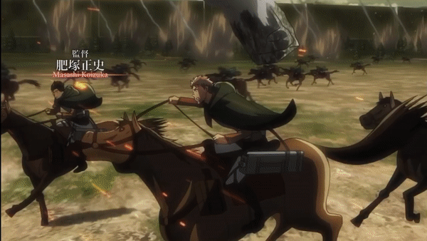 Fighting Scene In Aot GIF