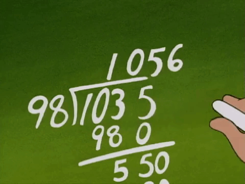 Figure It Out Cartoon Adding Decimals GIF