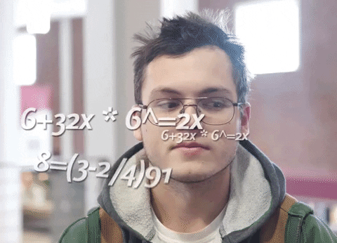 Figure It Out Nerdy Guy Calculation GIF