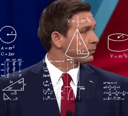 Figure It Out Ronald Dion Desantis Calculation GIF