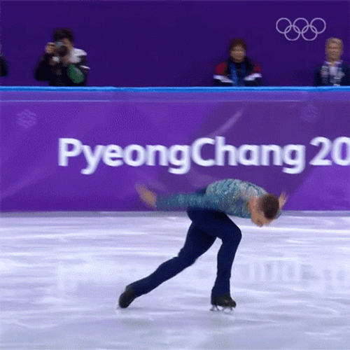 Figure Skater Ice Skating  GIF