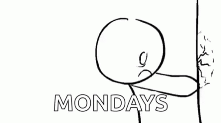 Figure Stick Mad Crazy Monday GIF