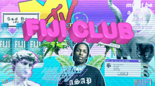 Fiji Club Grunge Ad GIF