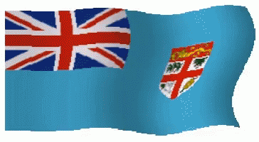Fiji Flag Waving Vector GIF