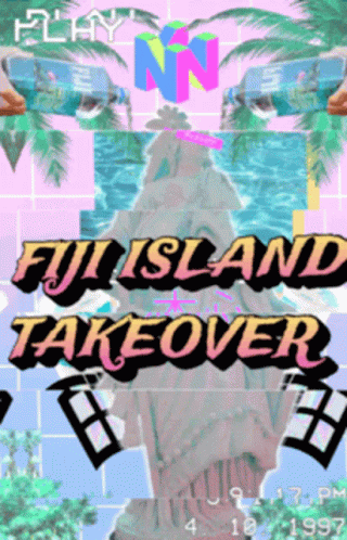 Fiji Island Takeover Art GIF