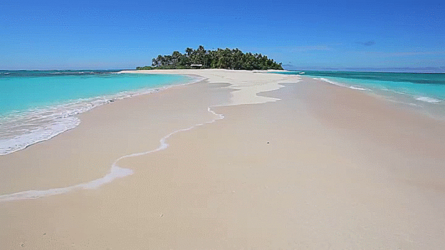 Fiji Island White Beach GIF