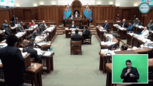 Fiji Parliament Selai Adimaitoga GIF
