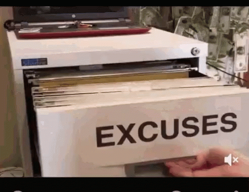 File Of Your Excuses GIF