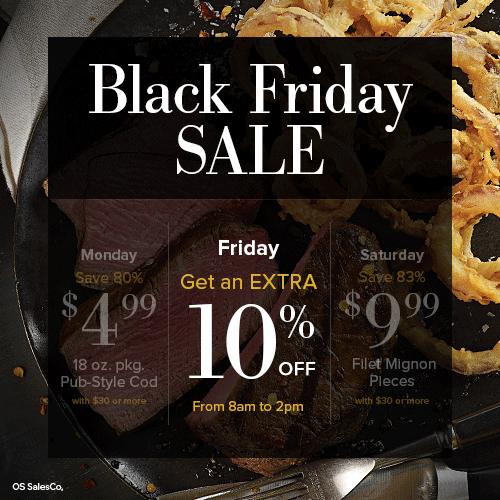 Filet Mignon Black Friday Sale GIF