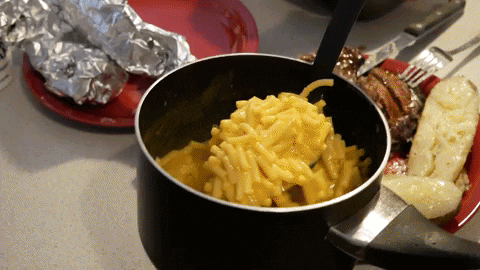 Filet Mignon With Mac And Cheese GIF