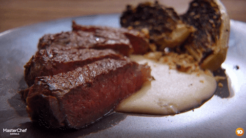 Filet Mignon With Touch Of Garlic GIF