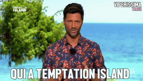 Filippo Bisciglia Hosting Temptation Island GIF