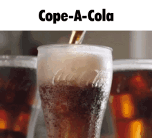 Filling Glass With Coke GIF