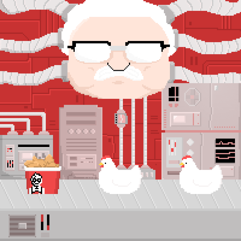 Filling Kfc Bucket GIF