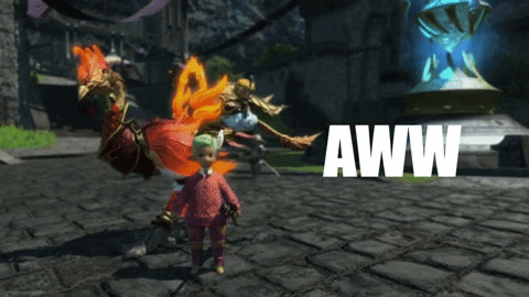 Final Fantasy 14 Aww Shucks GIF