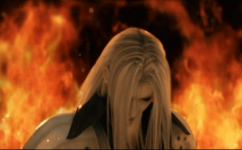 Final Fantasy Vii Sephiroth Fire GIF