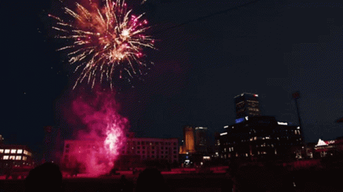 Finale Lights Fireworks Meme GIF
