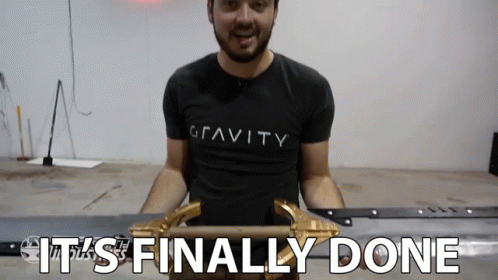 Finally Meme Its Finally Done GIF