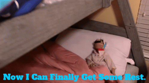 Finally Meme Puppet Resting GIF